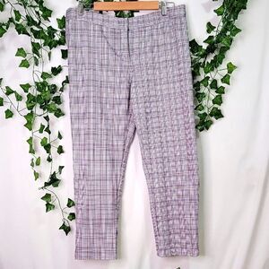 Amanda & Chelsea. Women's Plaid Dress Pants. Size 12. EUC